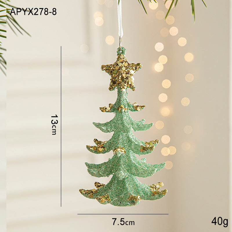 Wholesale Christmas Green Butterfly Ornaments